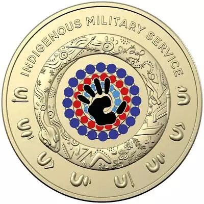  2021 Australian $2 Two Dollar Indigenous Military Service Coin CIRCULATED 🔥 • $6.95