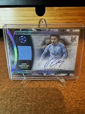 Topps Museum Champions League 2023 Patch Auto /299 Grealish Manchester City • £55