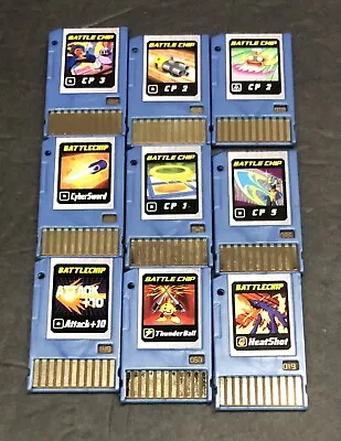 Megaman Battle Network Battle Chips Lot Of (9) • $54.99