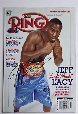 Jeff Lacy Signed The Ring Boxing Magazine PSA AN43855 • $37.46