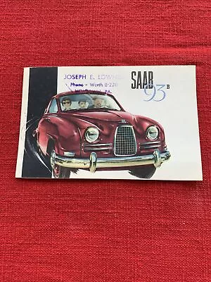 Saab 93B Original Brochure • $75