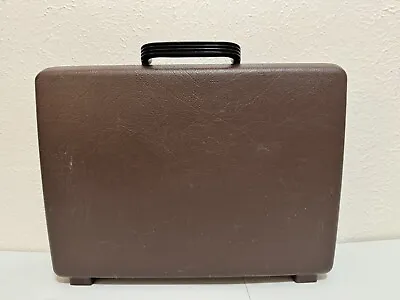 VTG 1983 Samsonite Signat Hard Shell Attache/Briefcase - Brown • $35
