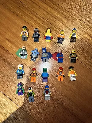 Bulk Lot Of Lego Minifigures 18x (DC Heroes Marvel And Others) • $9