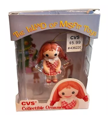  ** MISFIT DOLL** Ornament Rudolph Island Of Misfit Toys CVS  Rare Enesco • $24