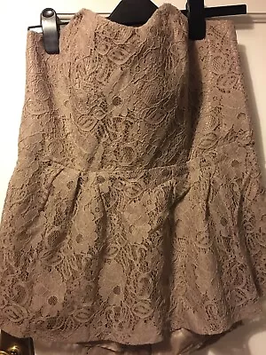 £4 • Buy Womens Peplum Top, Brand New Size 16. Peach/pink Colour
