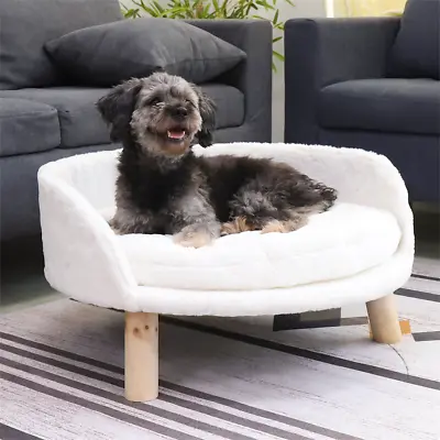 $39.98 • Buy Anti-slip Raised Dog Cat Bed Sofa Couch Kitten Lounge Elevated Sofa Bed 40-60cm