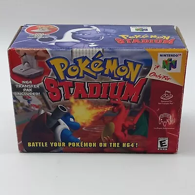 Pokemon Stadium Nintendo 64 N64 Big Box Only NO MANUAL NO GAME CARTRIDGE  • $99.94