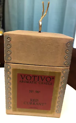 Votivo Large Aromatic Candle Red Currant 6.8oz • $34.99