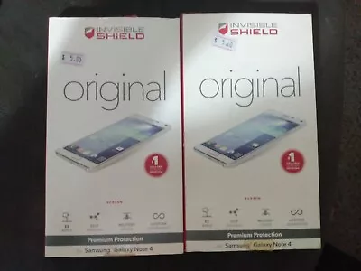 Zagg Invisible Shield Original Screen Protector For Samsung Galaxy Note 4 • $2.99