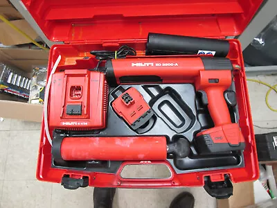 HILTI ED 3500-A Cordless Epoxy Dispenser CPC Li-lon Kit - W/ 2 Batteries • $149