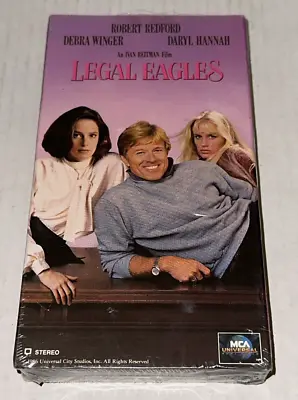 Legal Eagles VHS Robert Redford Daryl Hannah Debra Winger SEALED Video Movie MCA • $34.99