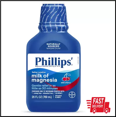 Phillips' Milk Of Magnesia Liquid Laxative Original 26 Fl Oz • $14