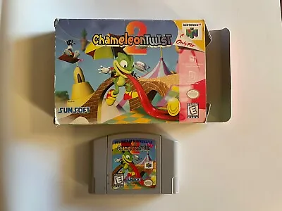 Chameleon Twist 2 With Box For Nintendo 64 • $140