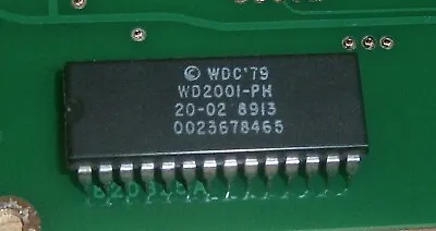 £30.76 • Buy RARE Apple Lisa 2/10(XL) I/O Board Chip - WD2001/PH - 1979 - Collectible