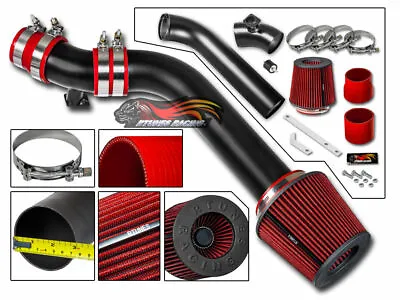 MATTE BLACK COLD AIR INTAKE SYSTEM + DRY FILTER FOR BMW 92-98 E36 325/328i • $98.99