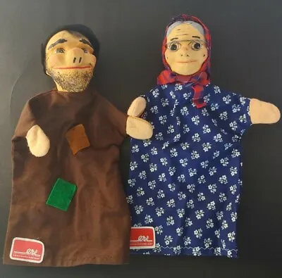 Vtg German Hand Puppets Dresdner Kunstler GDR Theater Toys Children Story Teller • $54.99