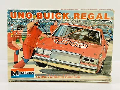 Monogram Uno Buick Regal 1:24 Plastic Model Kit 2205 Complete • $19.95