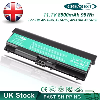 8800mAh 42T4235 42T4702 Battery For Lenovo Thinkpad T410 T510 T520 SL410 SL510 • £225.90