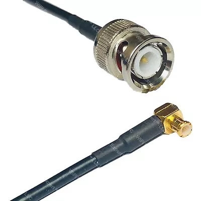 LMR100 BNC MALE To MCX MALE ANGLE Coax RF Cable USA-Ship Lot • $10.34