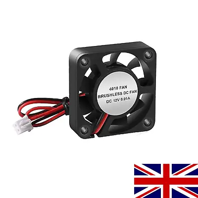 12V DC Brushless Hotend Cooling Fan 4010 40x40x10mm 3D Printer Extruder Ender 3 • £3.59