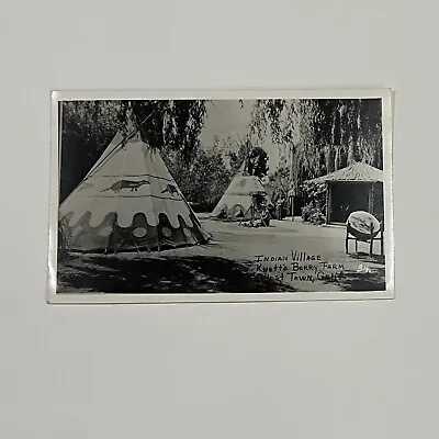 Knott's Berry Farm Picture Postcard Indian Village C-1940's • $9.99