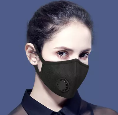 Unisex  Cotton Mask Anti-Dust  Reusable Face Masks Washable With 2 Filters • $9.99