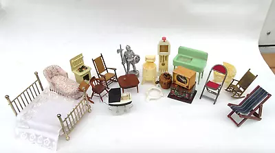 (20x) Vintage Miniature Dollhouse Furniture Lot 2 • $13