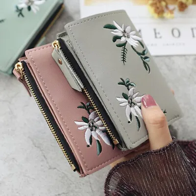 Wallet For Women Small Compact Credit Card Holder Mini Bifold Pocket Purse • $5.99