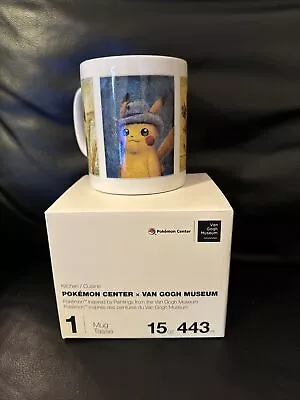 In Hand Pokemon Center Van Gogh Museum Coffee Mug Eevee Pikachu Sold Out • $49.99