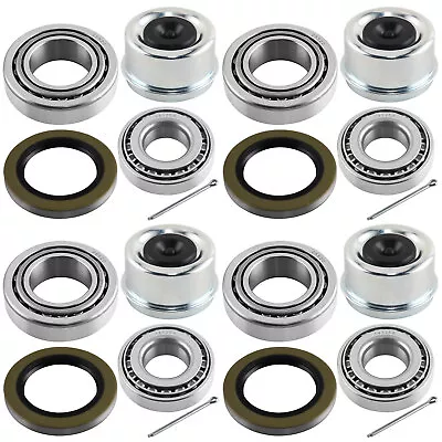 (4 Kits) Trailer Bearing/Seal Kit Axle 1.75  X 1.25 For 6000-7000 Lbs 8 Lug • $74.52