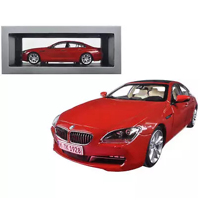 Paragon 1/18 Diecast Model Car BMW 650i Gran Coupe 6 Series F06 Melbourne Red • $146.80