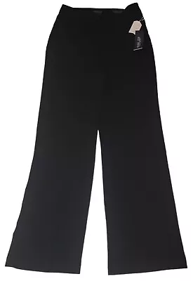 $38.50 • Buy NWT RACHEL ZOE Black High Rise Wide Leg  Dress Pants Slacks Pockets Size 4