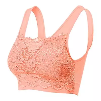 1pcs Genie Milana Lace Sports Bra Flowers Cami Top Pads Women Underwear • $14.59