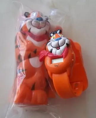 Collectable Kelloggs Tony The Tiger Watch & Battery Operated Toothbrush • $8.82