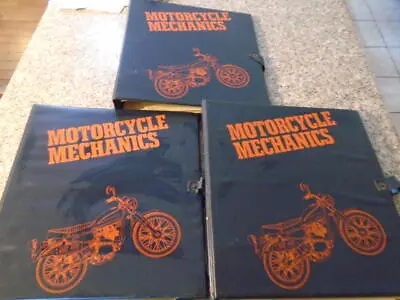 M-W Education Motorcycle Mechanics Course 3 Binders  1974 ID:88926 • $150