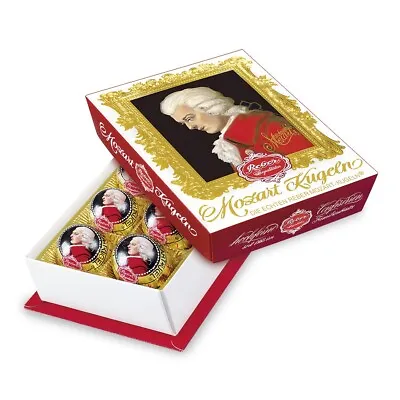 Reber Mozart Marzipan Balls In DARK Chocolate 120g GIFT BOX FREE SHIPPING • $15.99