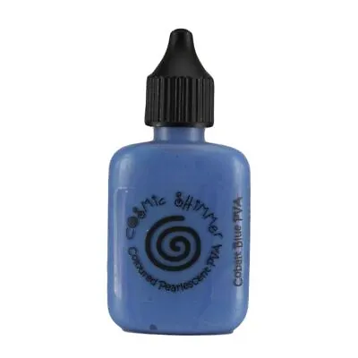 Cosmic Shimmer Pearlescent Coloured PVA Glue 30ml Cobalt Blue • £3