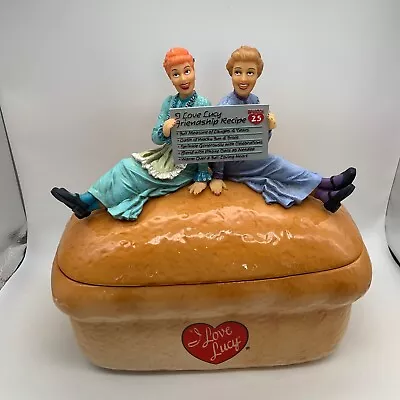 VTG I Love Lucy Colossal Loaf Of Bread Retro Ceramic Cookie Jar Vandor W/ Box! • $85