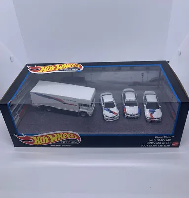 Hot Wheels PREMIUM DIORAMA BOX SET BMW M2 M3 (E46) M5 (E39) FLEET FLYER 2022 • $60