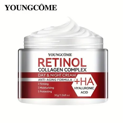 Retinol Collagen Face Cream Anti Ageing Wrinkles Hyaluronic Acid Vitamin B C E • £7.99