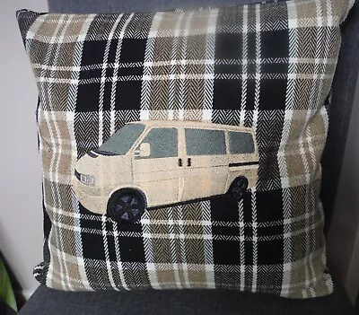 Volkswagen VW T4 Transporter Camper  Embroidered Cushion Including Pad • £14