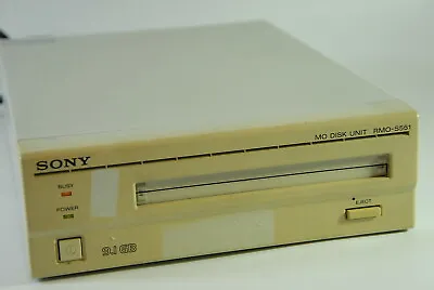 Sony MO Disk Unit SMO Magneto Optical Drive External 9.1Gb SCSI RMO-S561 • $194.35