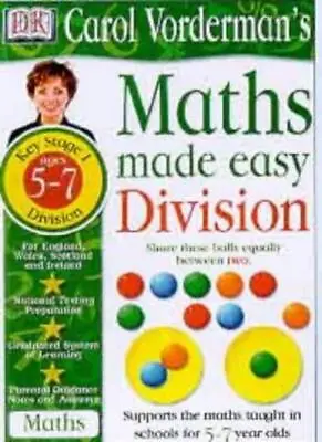 £4.49 • Buy Maths Made Easy Topic Book: Division Workbook (Carol Vorderman's Maths Made Eas