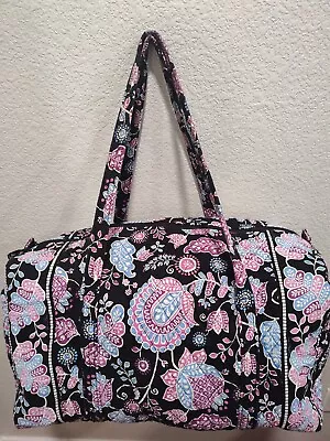 Vera Bradley Weekender Duffle Traveler Carry-on Bag Alpine Floral Pattern XL 22  • $34.99