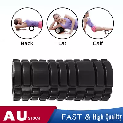 Trigger Point Release EVA Foam Roller Deep Tissue Massager For Yoga Gym Fitness • $19.99