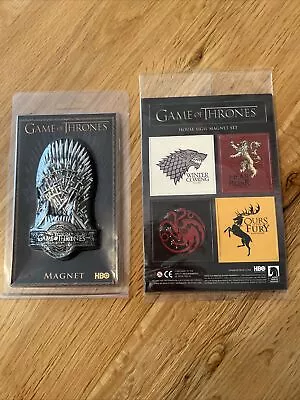 Game Of Thrones House Sign Magnet Set & 3D Magnet - New • £9.99