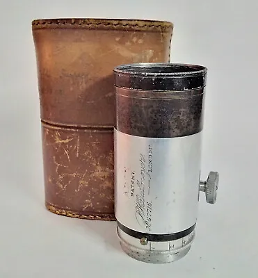 Antique Dallmeyer Adon Aluminium Tele Lens Inc. Original Case - 34mm Screw Mount • £80