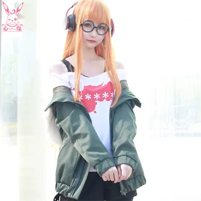 Game Persona 5 Futaba Sakura Cosplay Cotumes Women's Uniform Outfit Full Set • $21.99