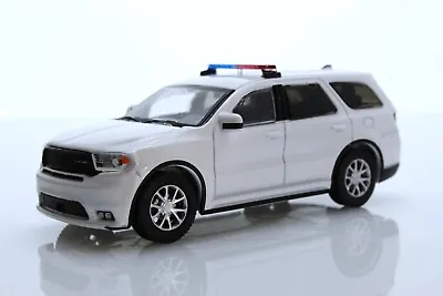 2022 Dodge Durango SUV Unmarked Police Car 1:64 Scale Diecast Model Blank White • $12.95