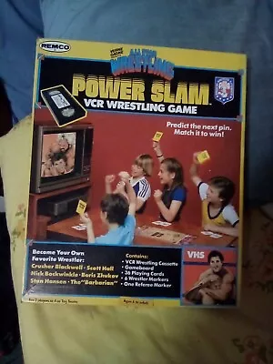 Vintage Remco AWA Verne Gagne All Star Power Slam VCR VHS Wrestling Game 1986 • $20
